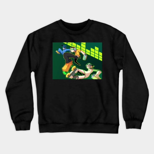 Skating Rebels Crewneck Sweatshirt by StaticBlu